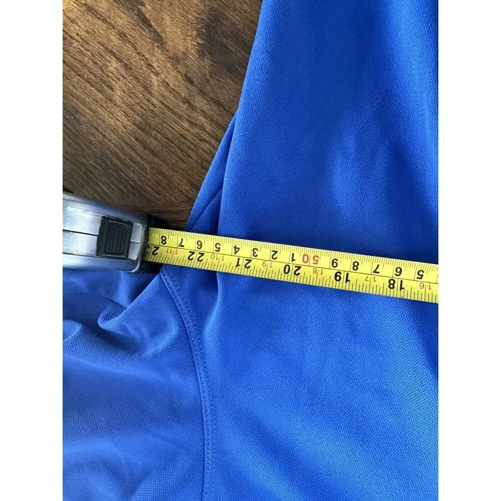 Nike Golf Polo Shirt Mens Adult Size XL Blue Dri Fit Knit